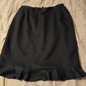 K S L Vintage Black Midi Skirt Size 18W